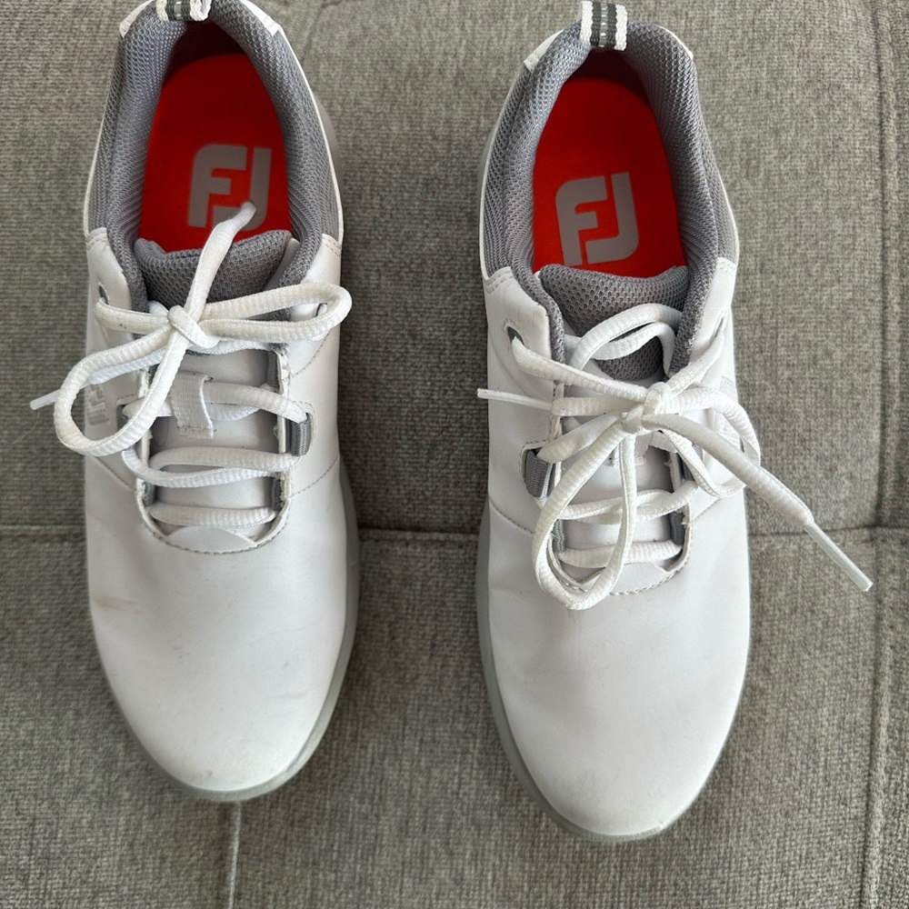 FootJoy White Golf Shoes